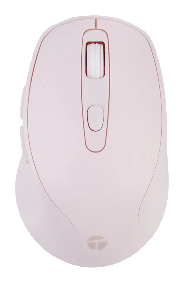 Mouse Inalámbrico Teros Te-1234s, 2.4ghz, 6 Botones, Usb, Rosado
