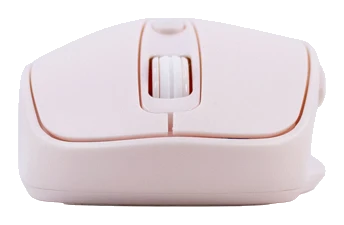 Mouse Inalámbrico Teros Te-1234s, 2.4ghz, 6 Botones, Usb, Rosado — vista 2