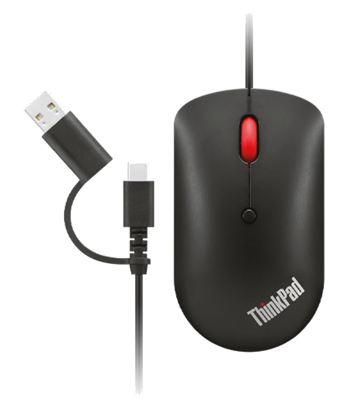 Mouse Compacto Lenovo Thinkpad, Interfaz Usb-c