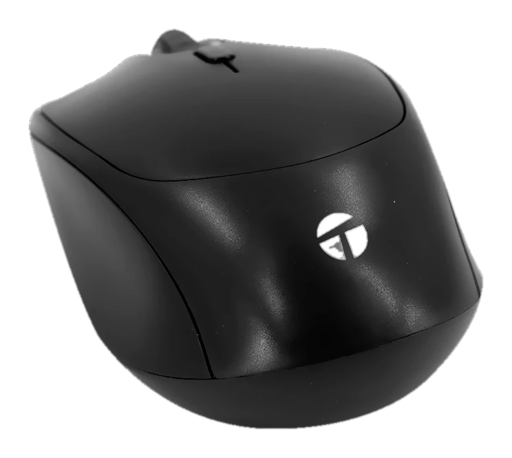 Mouse óptico TEROS TE-1222S, 800-1200-1600 DPI, USB, 4 botones