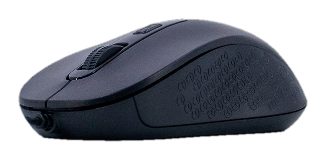 Mouse óptico TEROS TE-1229S, USB, 4 botones, negro