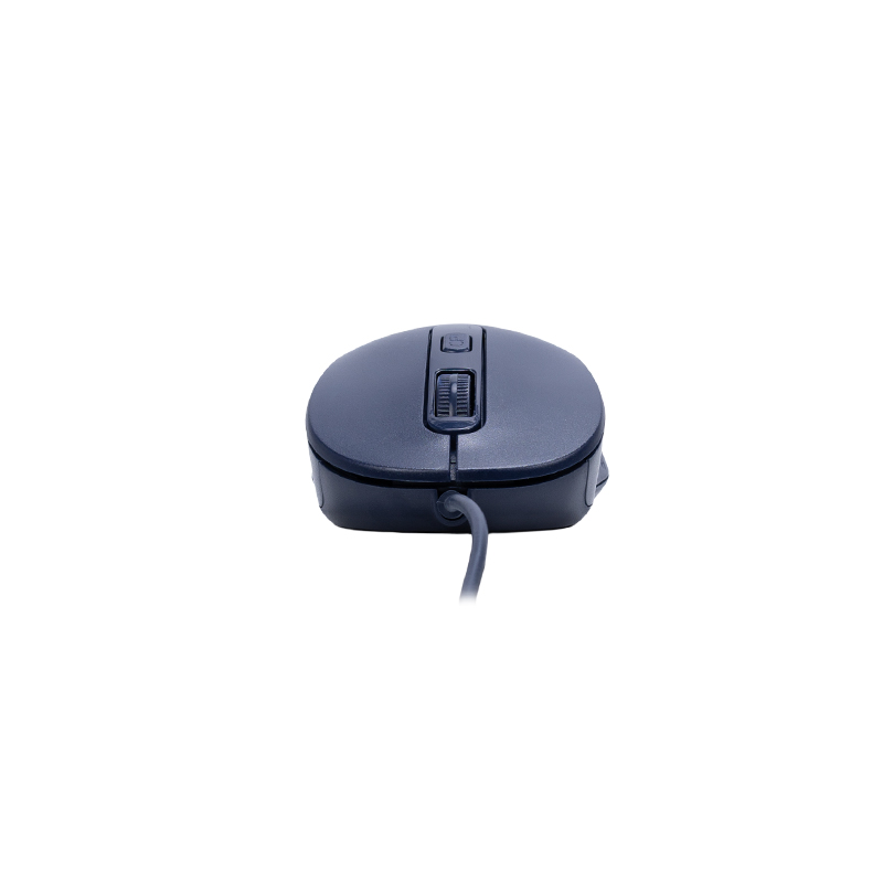 Mouse óptico Teros Te-1243s, 2000 Dpi, Usb, 4 Botones, Azul — vista 2