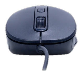 Mouse óptico Teros Te-1243s, 2000 Dpi, Usb, 4 Botones, Azul — vista 2
