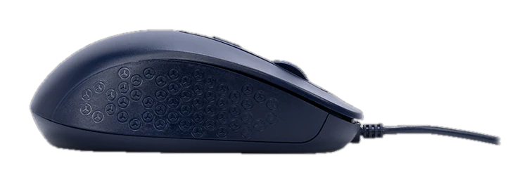 Mouse óptico TEROS TE-1243S, 2000 DPI, USB, 4 botones, azul