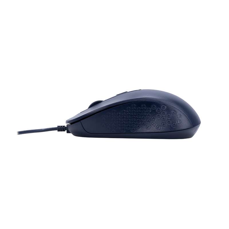 Mouse óptico TEROS TE-1243S, 2000 DPI, USB, 4 botones, azul