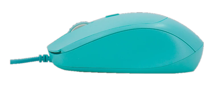 Mouse óptico TEROS TE-1227S, 800-1200-1600 DPI, USB, 4 botones, color verde
