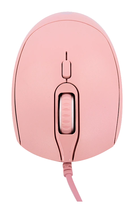 Mouse Óptico Teros Te-1226s, 800-1200-1600 Dpi, Usb, 4 Botones, Color Rosado — vista 2
