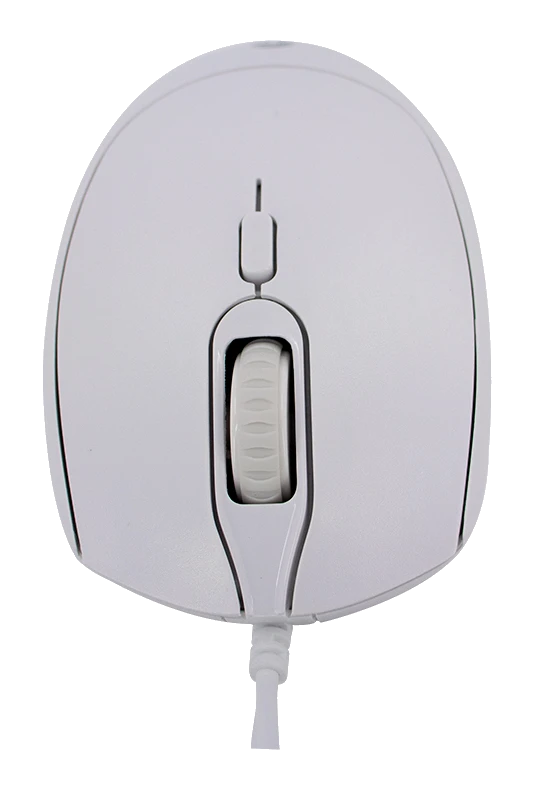 Mouse óptico Teros Te-1225s, 800-1200-1600 Dpi, Usb, 4 Botones, Color Blanco — vista 2