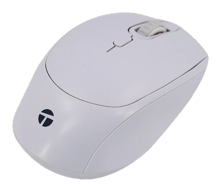 Mouse óptico TEROS TE-1225S, 800-1200-1600 DPI, USB, 4 botones, color blanco