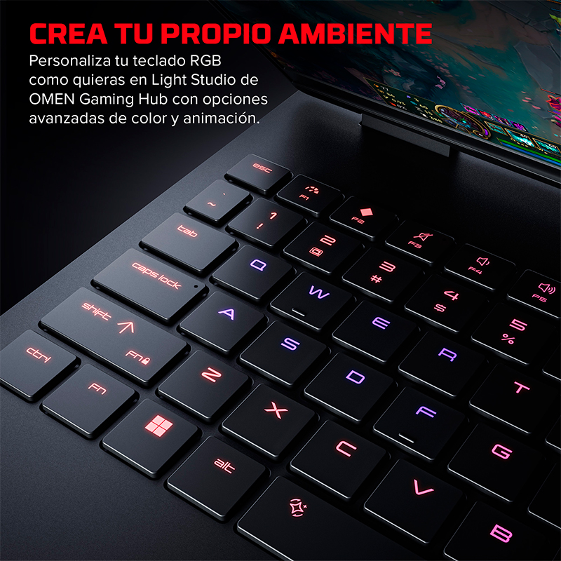 Notebook Gaming HP HyperX Omen 15-ga0001la, Core i7-14650HX hasta 5.2GHz, 16GB DDR5-5600