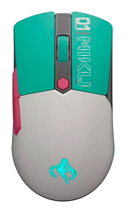Mouse Asus Tuf Gaming Mini Wireless Hatsune Miku Edition, Inalámbrico Usb, Óptico