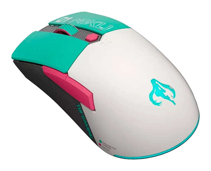 Mouse Asus Tuf Gaming Mini Wireless Hatsune Miku Edition, Inalámbrico Usb, Óptico — vista 2