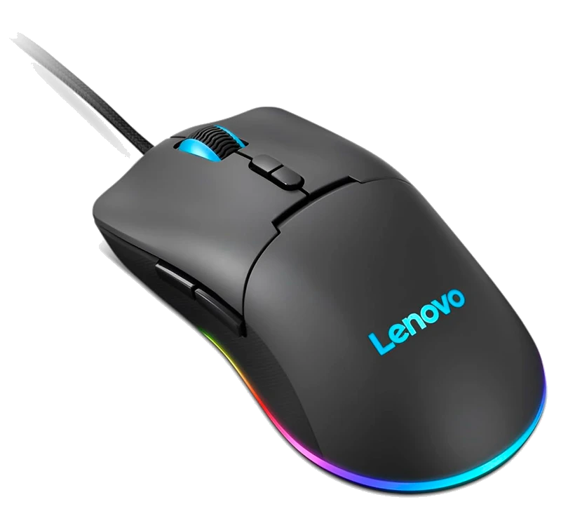 Mouse Lenovo M210 Rgb Gaming, Interfaz Usb, Sensor Optico Paw3333 De Hasta 8000 Dpi