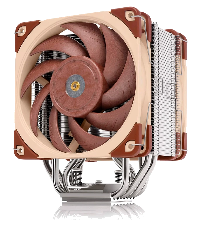 Fan-cooler Noctua Nh-u12a Nf-a12x25 Pwm, Dual, Premium Para Cpu (120mm/marron/22.6 Db)
