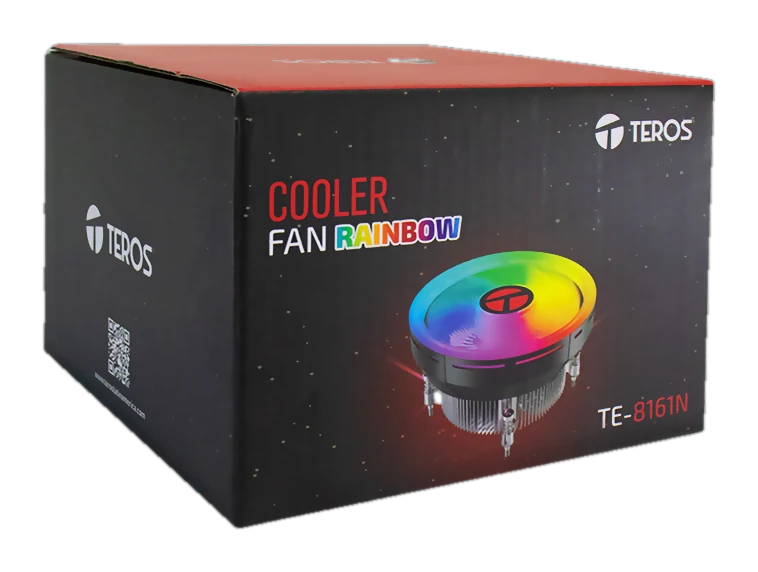 Cooler para procesador TEROS TE-8161N, Intel, TDP 90W Máx, aire