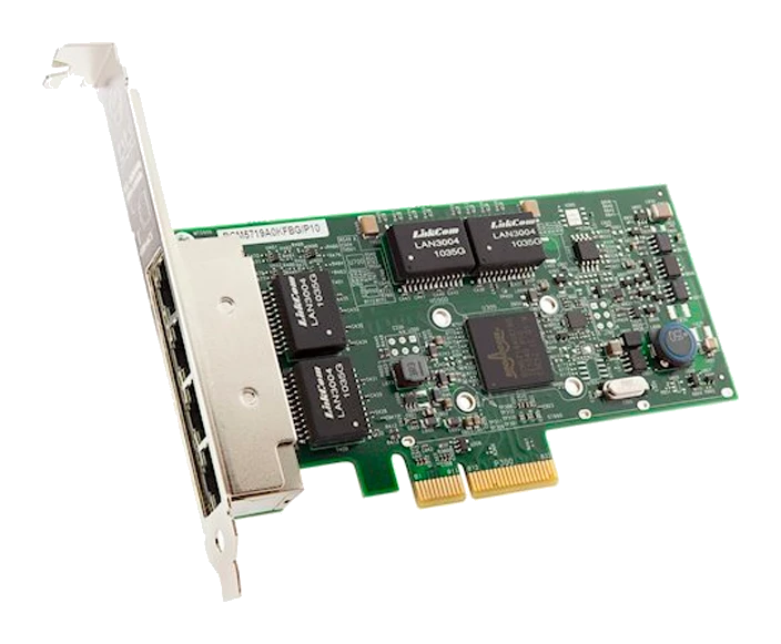 Tarjeta De Red Ethernet Lenovo Thinksystem Broadcom 5719, 1gbe (rj-45), 4-puertos Pcie