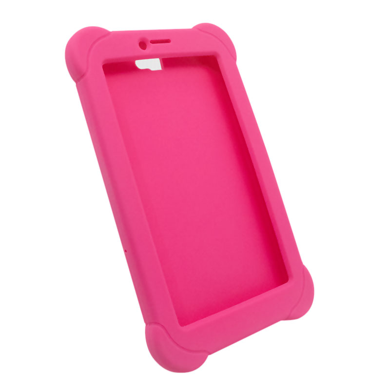 Rubber / Estuche De Goma Para Tablet Por5850, 7", Color Rosado — vista 2