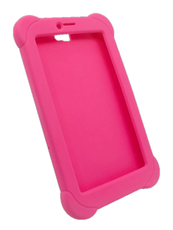 Rubber / Estuche De Goma Para Tablet Por5850, 7", Color Rosado — vista 2