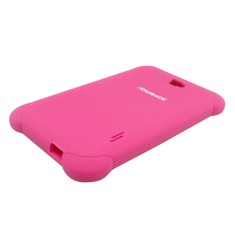 Rubber / Estuche de goma para Tablet POR5850, 7", color rosado