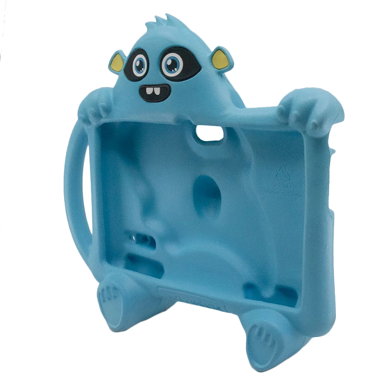 Protector Para Tablet Advance Mostrito, 7", Anti-impacto, Color Turquesa
