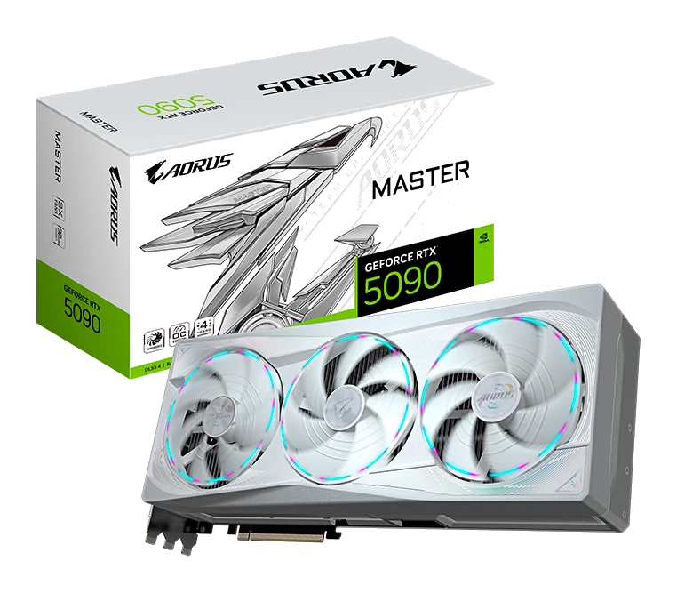 Tarjeta De Video Gigabyte Geforce Rtx 5090 Stealth Ice 32g, 32gb Gddr7, Pcie Gen 5.0