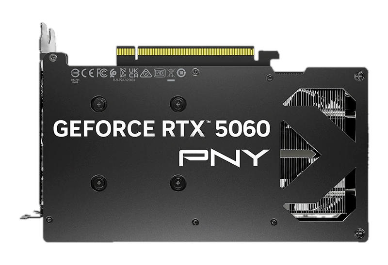 Tarjeta de video PNY GeForce RTX5060 Dual Fan GPU, 8GB GDDR7, PCIe Gen 5