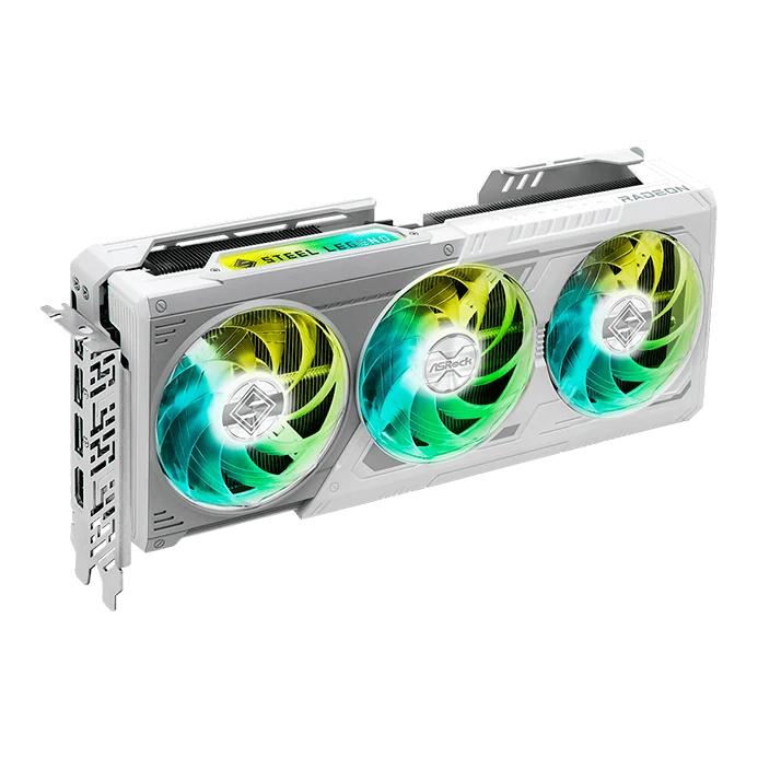 Tarjeta De Video Asrock Amd Radeon Rx 9070 Xt Steel Legend 16 Gb , 16 Gb Gddr6, Pci-e 5.0 — vista 2