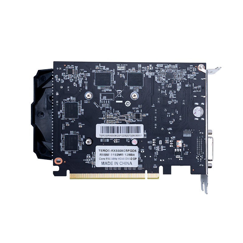 Tarjeta de video TEROS AMD Radeon RX 550 8GB GDDR5, PCI Express Gen 3.0 x16 (x8)