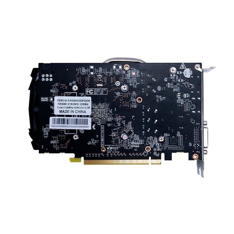 Tarjeta de video TEROS AMD Radeon RX 580 8GB GDDR5, PCI Express Gen 3.0 x16