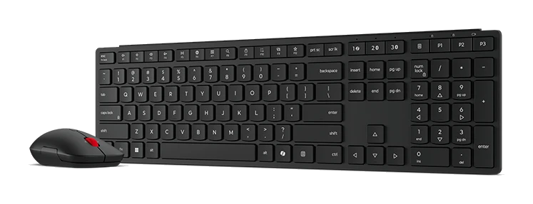 Teclado Y Mouse Inalámbricos Multimodo Lenovo Pro Combo 6000-la Español 171 (sin Batería)
