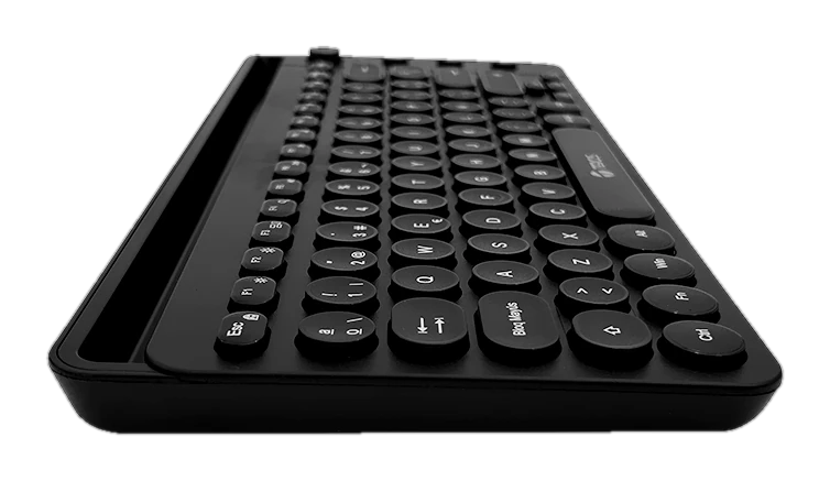 Teclado inalámbrico TEROS TE-4064N, 2.4 GHz, bluetooth 3.0 / 5.2, 80 teclas, negro