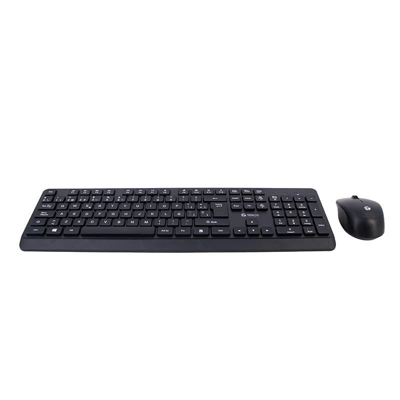 Kit Inalámbrico Teclado + Mouse Teros Te-5011cs, 2.4ghz, 1000dpi, Español, Negro — vista 2