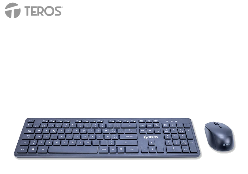 Kit Teclado + Mouse Teros Te-5013s, Negro