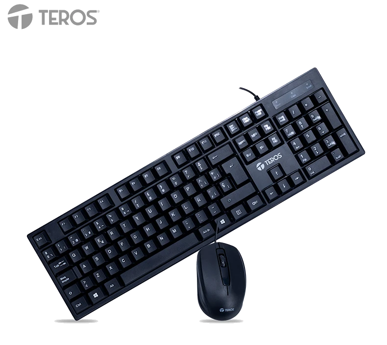 Kit Teclado + Mouse Teros Te-5015s, Negro