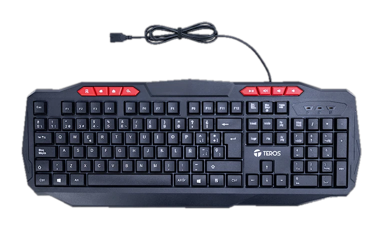 Kit Gamer 4 En 1 Teclado + Mouse + Auriculares + Mousepad Teros Te-5016s — vista 2