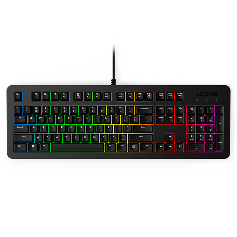 Teclado Gamer Lenovo Legion Kb310 Rgb Con Cable Usb 2.0 — vista 2