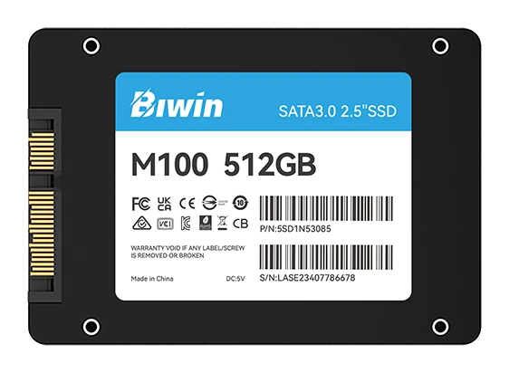 Unidad En Estado Solido Biwin M100, 512gb, Sata 6gb/s, 2.5"