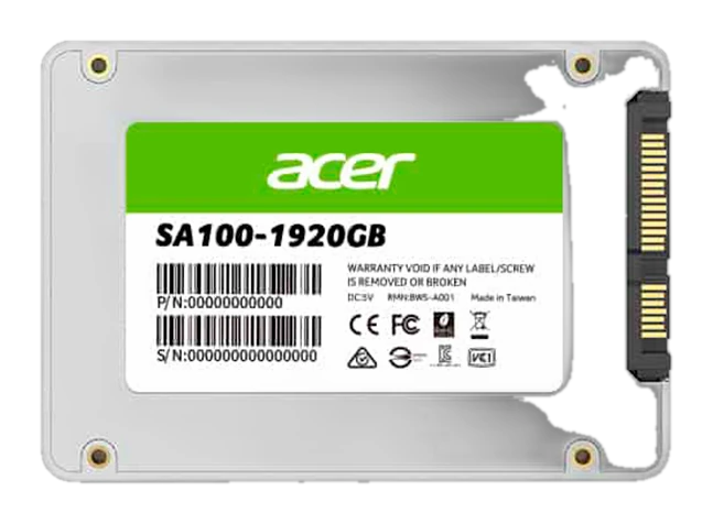 Unidad de Estado Solido Acer SA100, 480GB, 2.5″, SATA lll (6Gb/s)