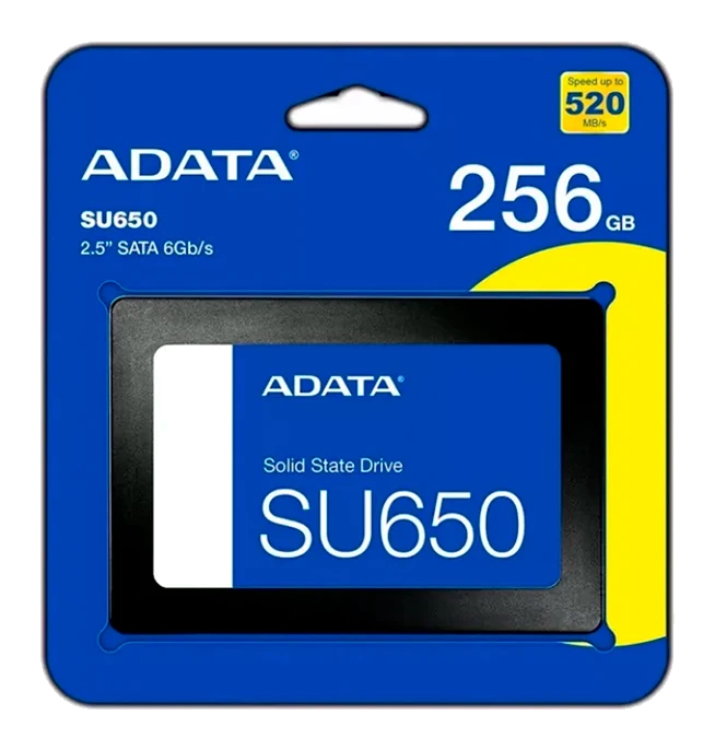 Unidad En Estado Solido (ssd) Adata Ultimate Su650 256gb Sata 6gb/s (sata Iii), 2.5", Ecc