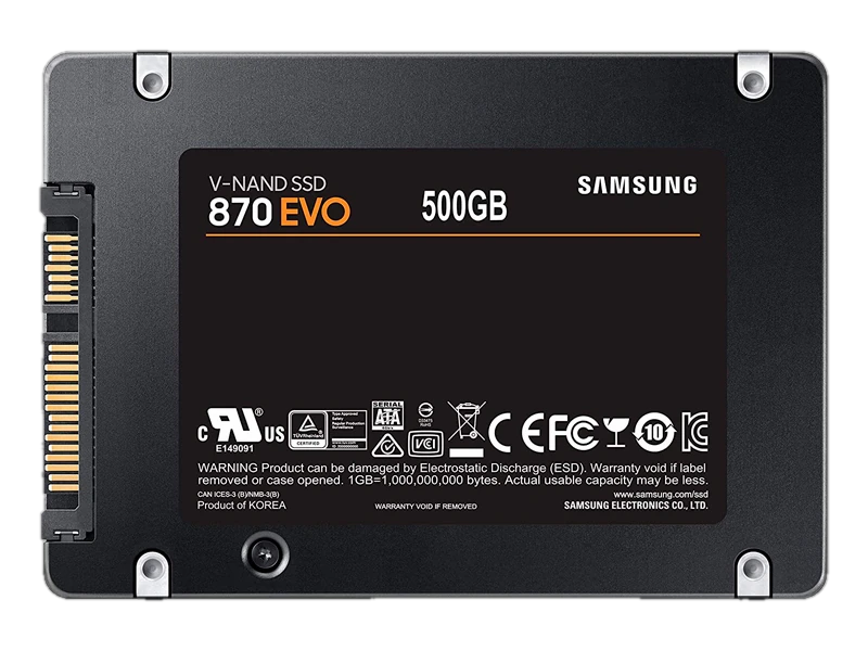 Unidad en estado solido Samsung 870 EVO 500GB, 2.5", SATA 6Gb/s