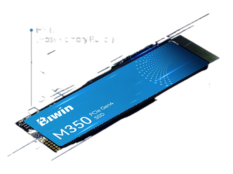 Unidad en estado Solido (SSD) Biwin M350 500GB, M.2 2280 PCIe Gen4 x4 NVMe