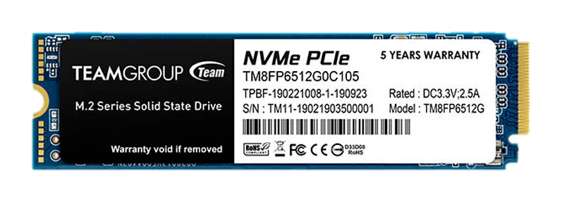 Unidad En Estado Solido Mp33 M.2 Pcie Ssd, 512gb, Dc +3.3v