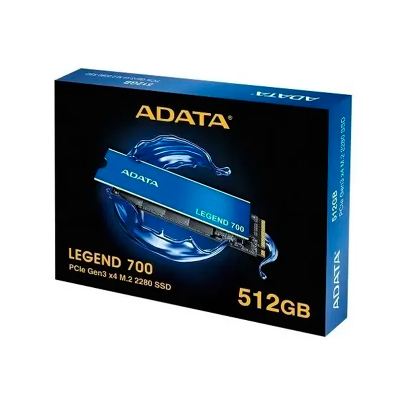 Unidad En Estado Solido (ssd) Adata Legend 700 512gb Pcie Gen 3.0 X4 M.2 2280