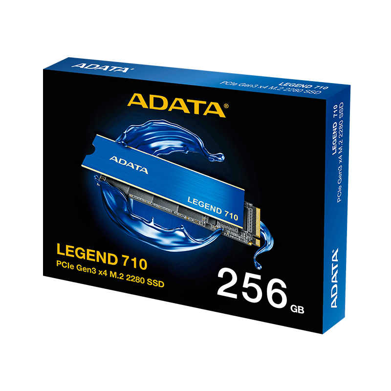 Unidad En Estado Solido (ssd) Adata Legend 710 256gb Pcie Gen 3.0 X4 M.2 2280