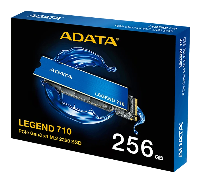 Unidad En Estado Solido (ssd) Adata Legend 710 256gb Pcie Gen 3.0 X4 M.2 2280