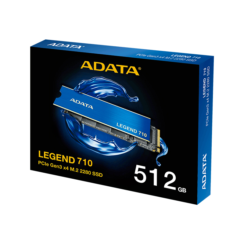 Unidad En Estado Solido (ssd) Adata Legend 710 512gb Pcie Gen 3.0 X4 M.2 2280