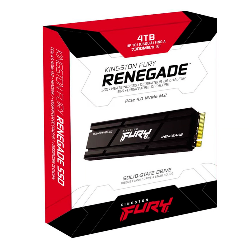 Unidad En Estado Solido Kingston Fury Renegade 4tb, M.2 2280 Pcie 4.0 X4 Nvme. — vista 2