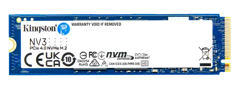 Unidad En Estado Solido Kingston 1000gb Nv3 Pcie 4.0 Nvme M.2 Ssd