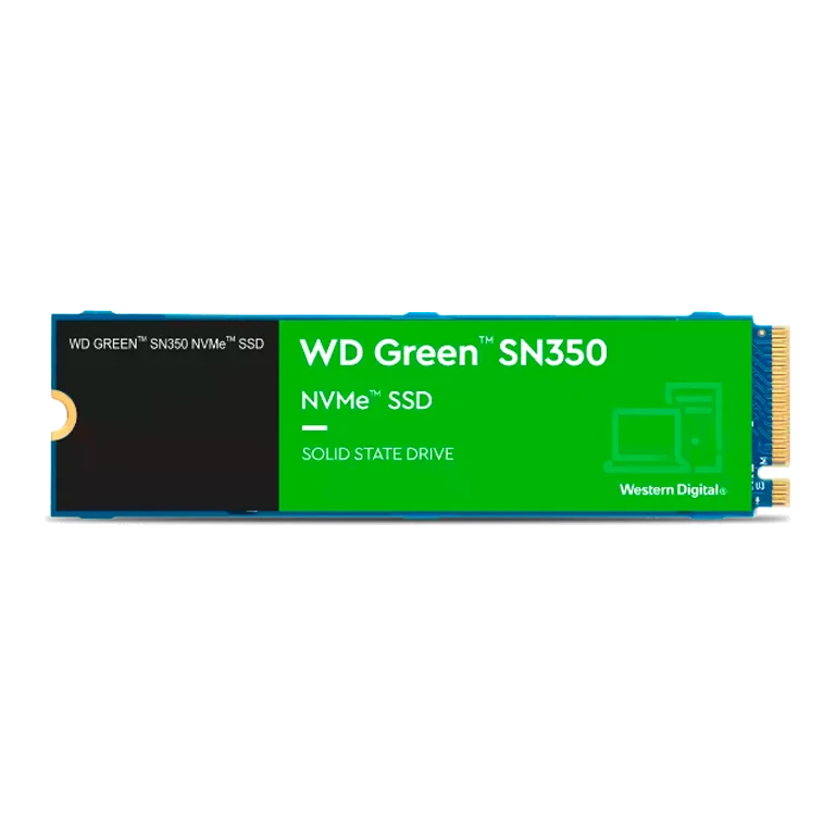 Unidad En Estado Solido Wd Green Sn350 Nvme 1tb M.2 2280, Pcie Gen3 X4 Nvme V1.3 — vista 2