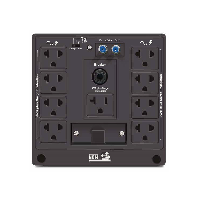 Regulador Automatico De Voltaje Con Supresion De Picos Cdp R-avr5008i, 5000va / 2500w — vista 2